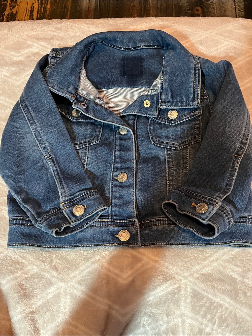 Cat & Jack Dark Blue Kids Denim Jacket